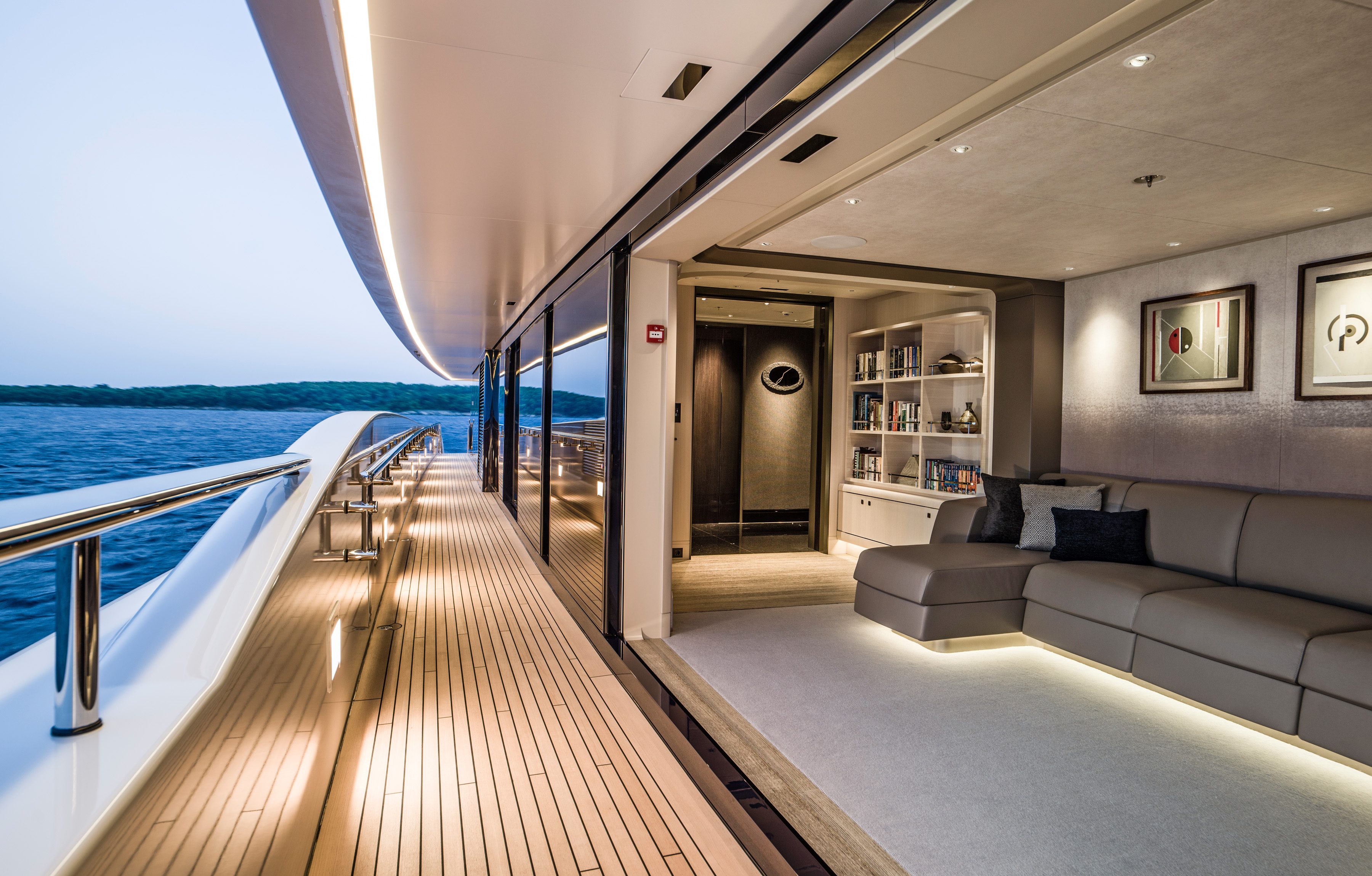 elandess yacht interior